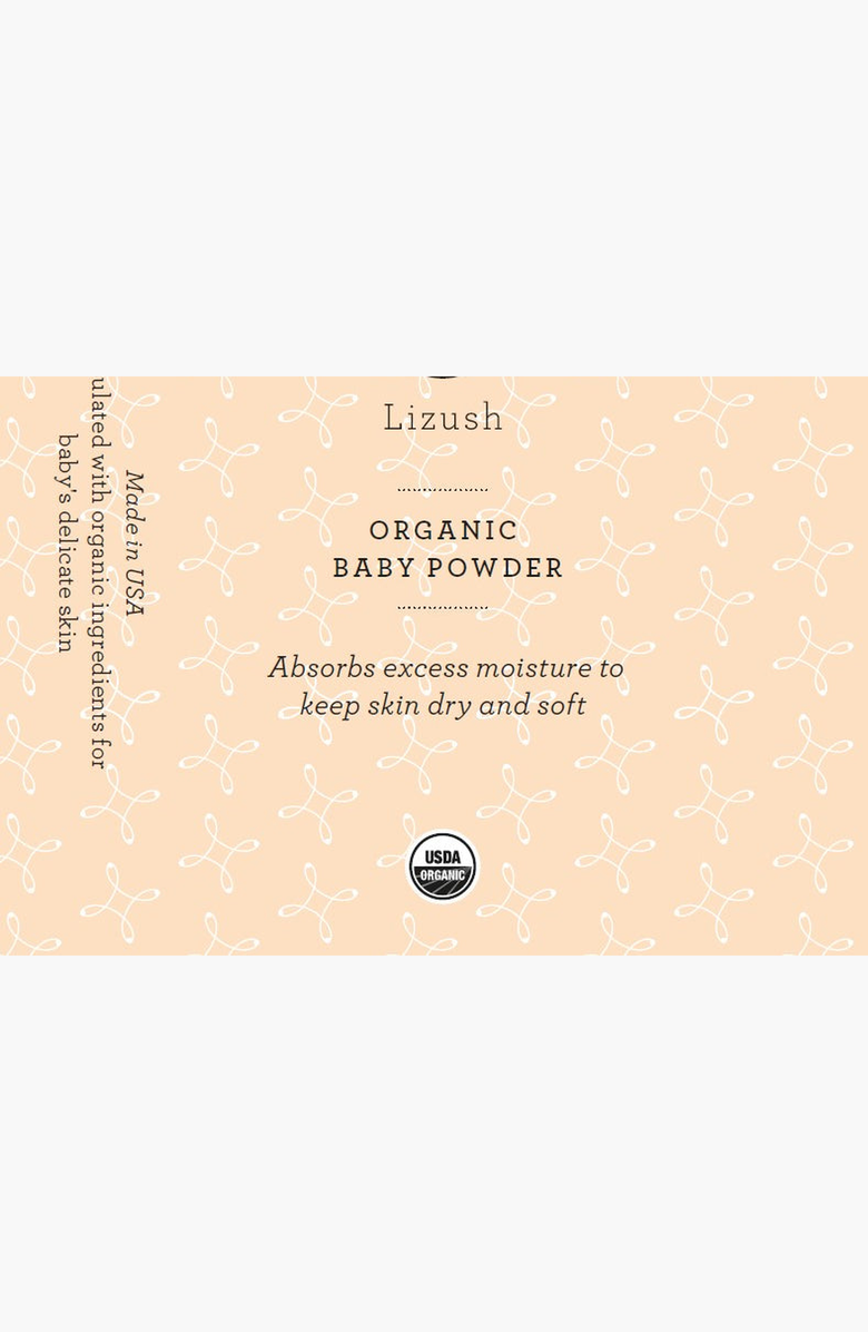 Lizush ORGANIC BABY POWDER Talc Free, Alternate, color, NO COLOR
