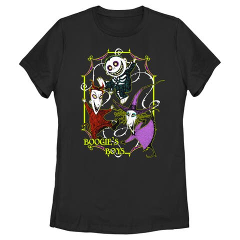 Women's The Nightmare Before Christmas Boogie's Boys Crew  Graphic T-Shirt