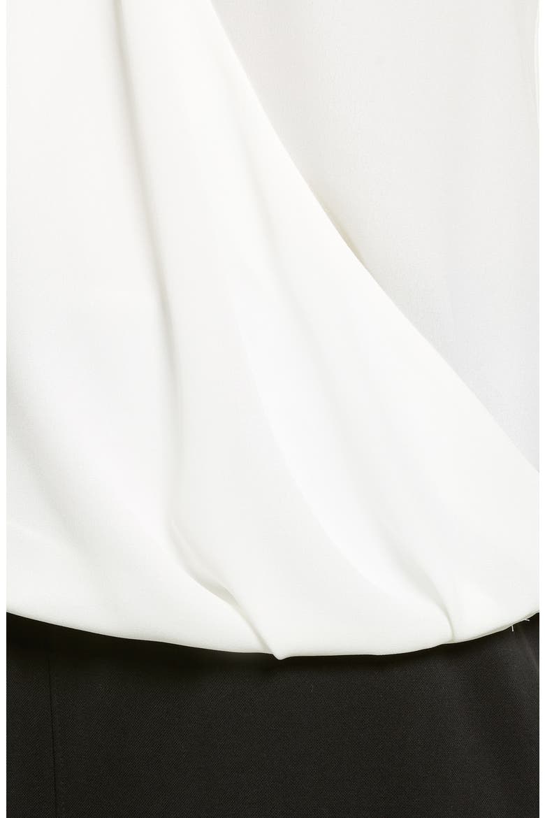 Surplice Blouson Top, Alternate, color, IVORY CLOUD