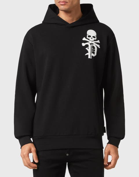 Hooded Sweatshirt Gothic Plein Men
