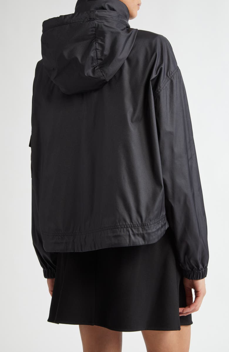 Moncler Hemar Hooded Jacket, Alternate, color, Black