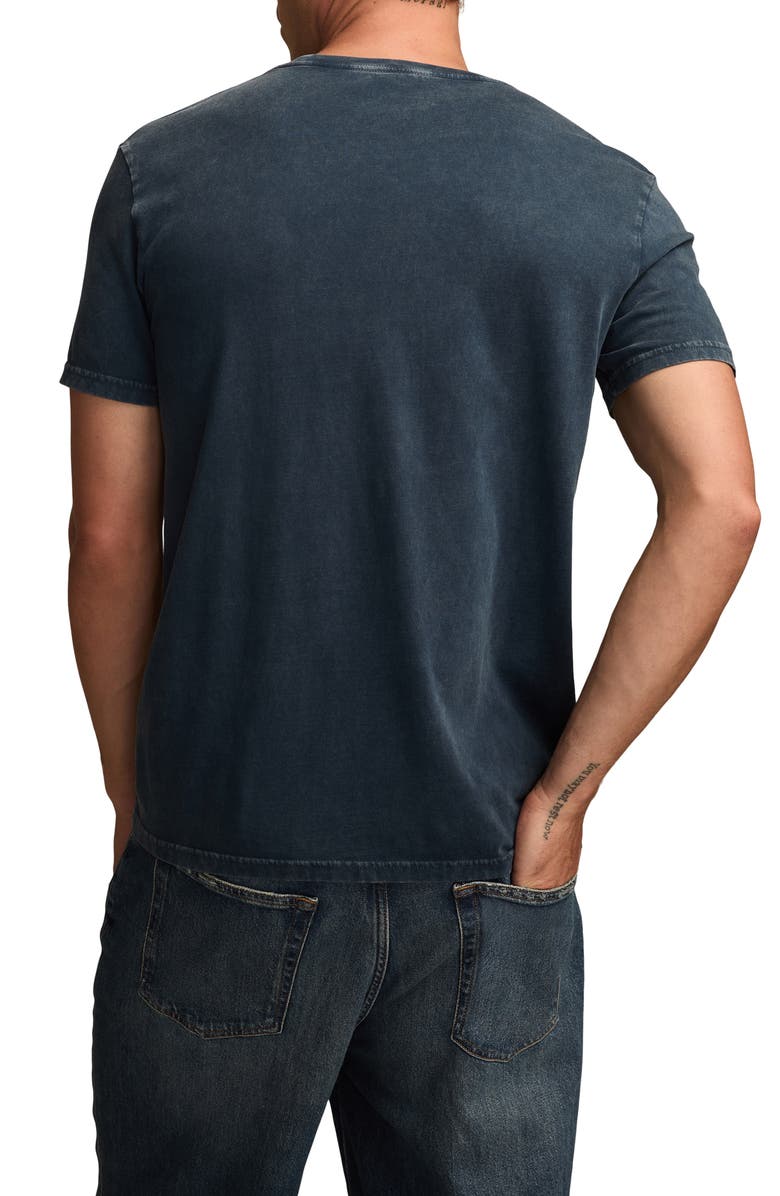 Lucky Brand Modelo Rose Graphic T-Shirt, Alternate, color, Insignia Blue