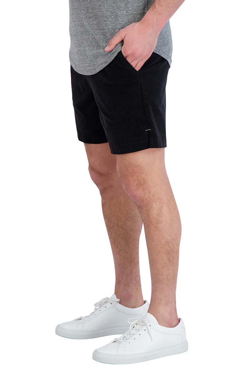 Goodlife Stretch Corduroy Shorts, Alternate, color, Black