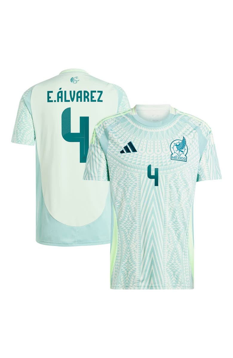 adidas Men's adidas Edson Alvarez Green Mexico National Team 2024 Away Replica Player Jersey, Main, color,
