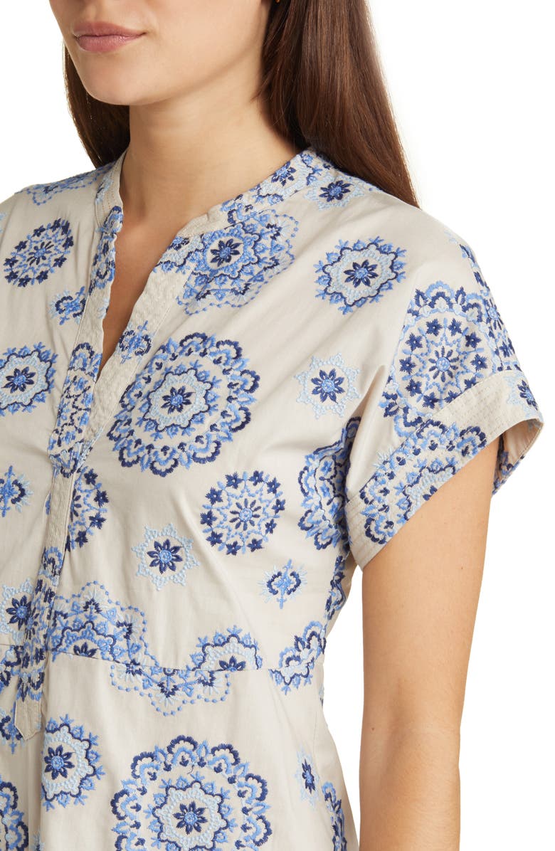 Masai Copenhagen Nynki Embroidered Dress, Alternate, color, Nebulas Blue
