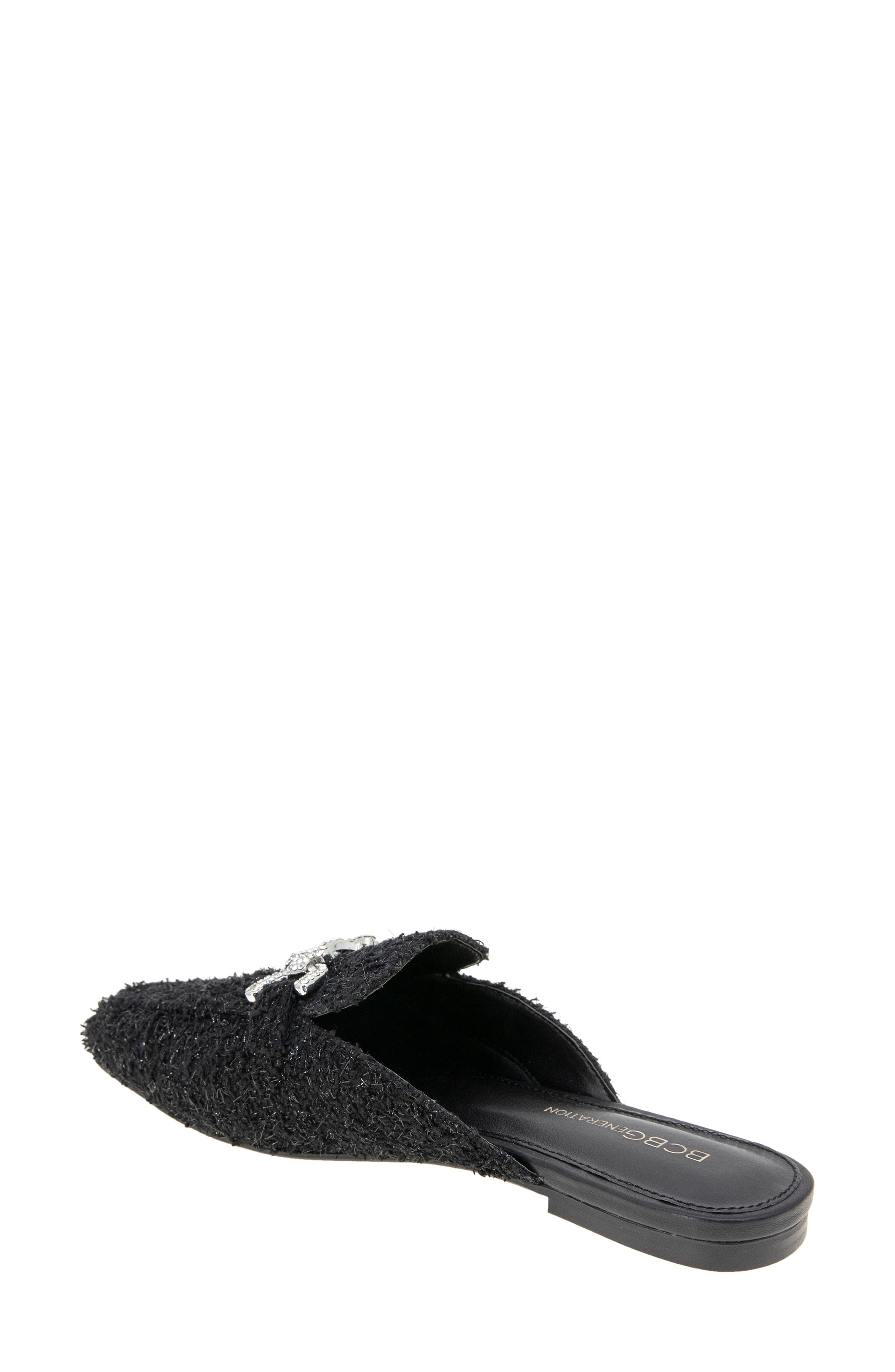 BCBGeneration Pendall Bit Mule, Alternate, color, Black Boucle
