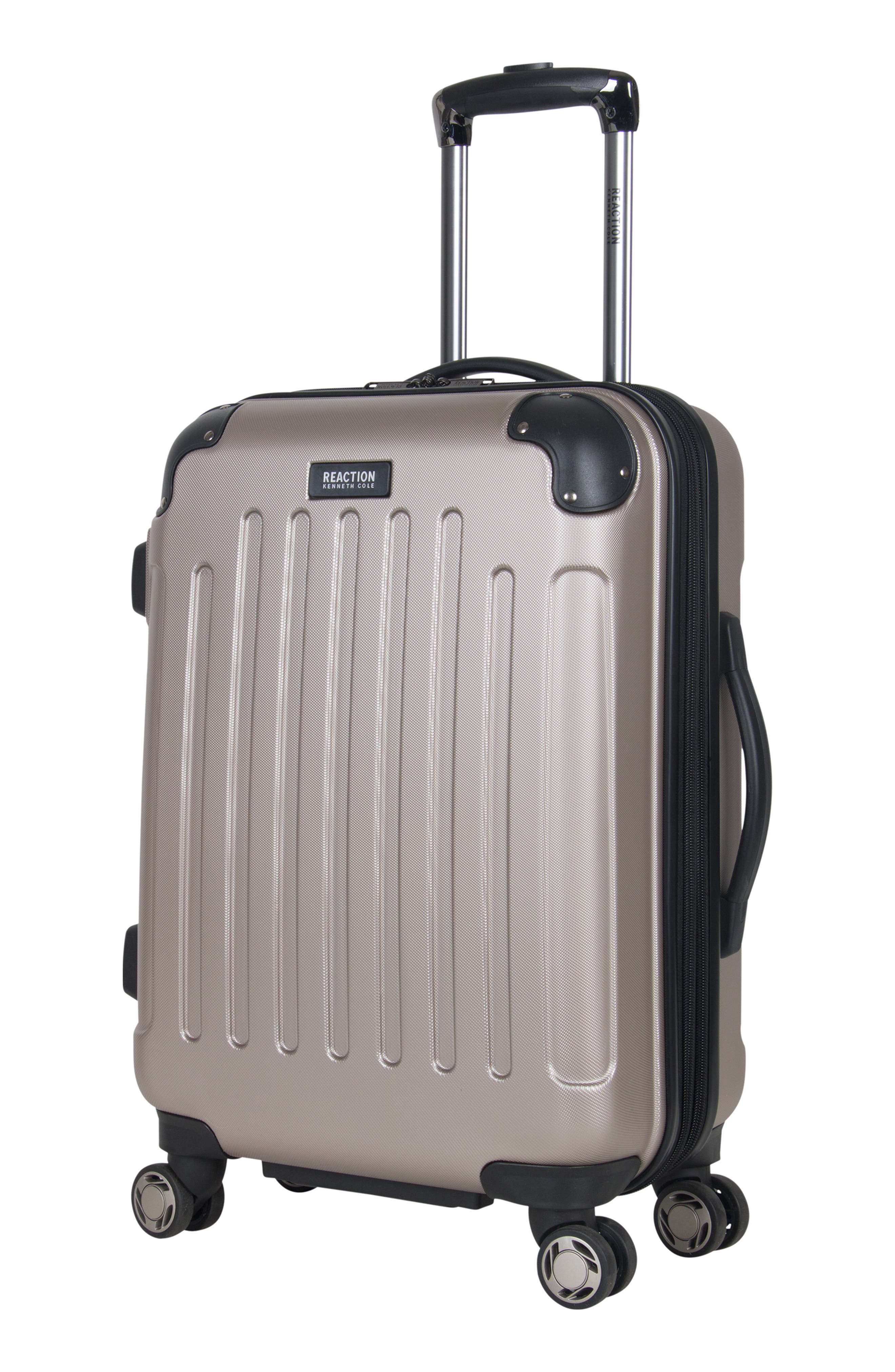 Kenneth Cole Reaction Renegade 20” Lightweight Hardside Expandable Carry-On Luggage, Alternate, color, Champagne