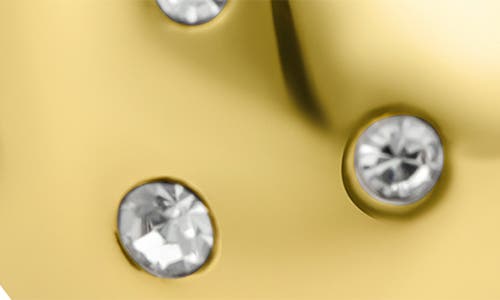 Adornia Clear Crystal Drop Earrings In Gold