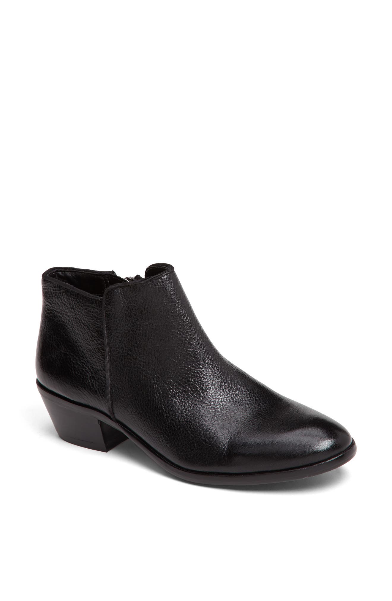 'Petty' Chelsea Boot, Main, color, BLACK LEATHER