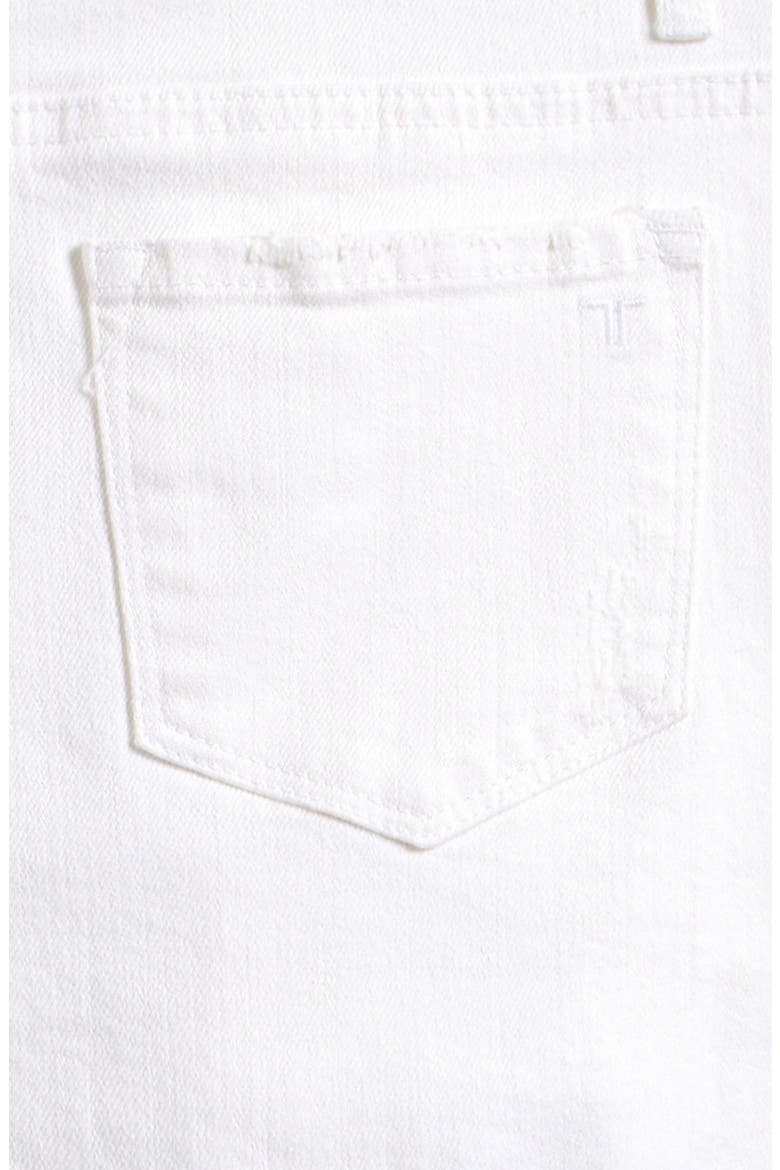 Kids' Ripped Denim Shorts, Alternate, color, WHITE