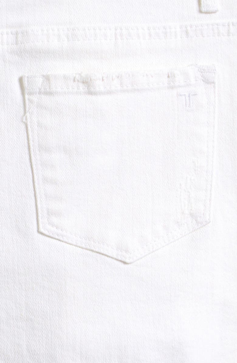 Tractr Kids' Ripped Denim Shorts, Alternate, color, White