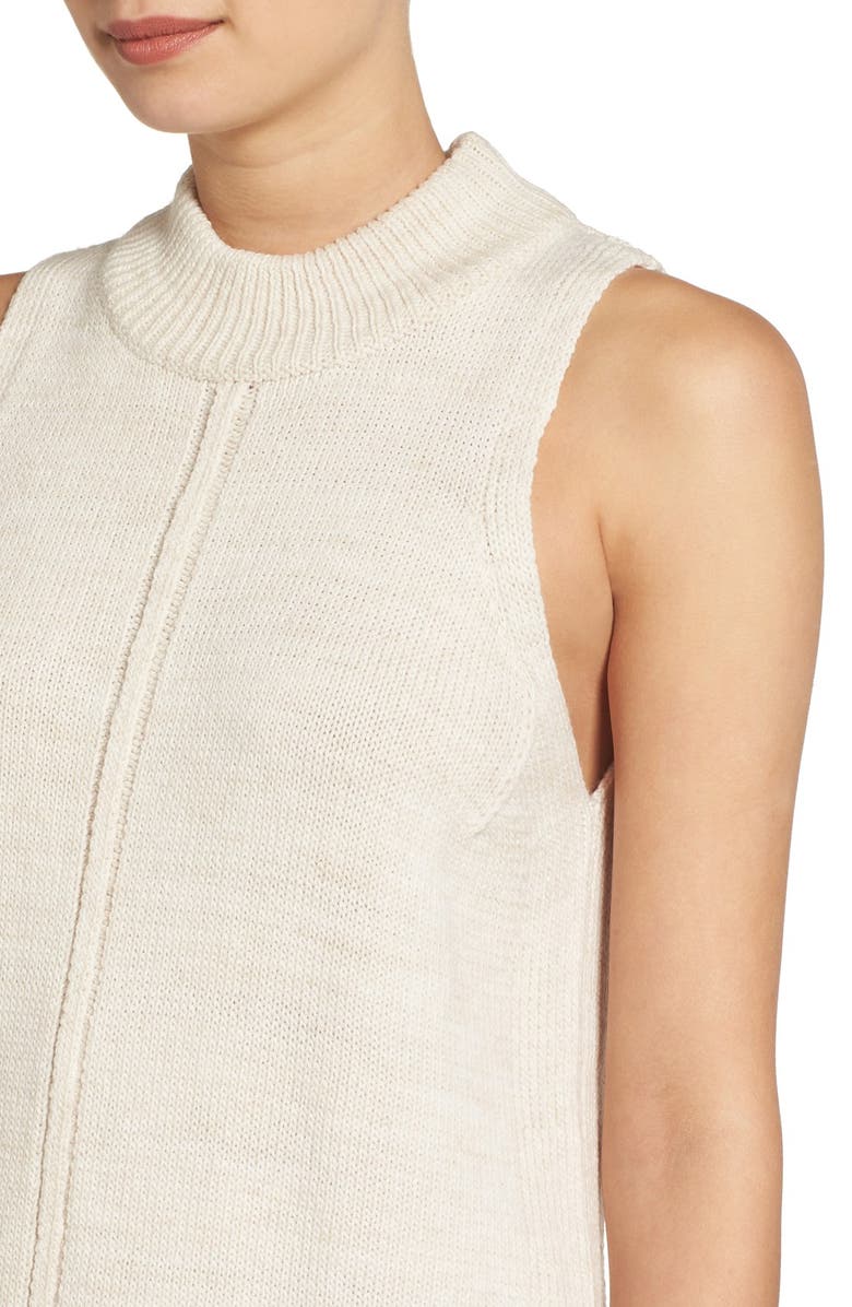 ASTR the Label ASTR Sleeveless Turtleneck Sweater, Alternate, color, 