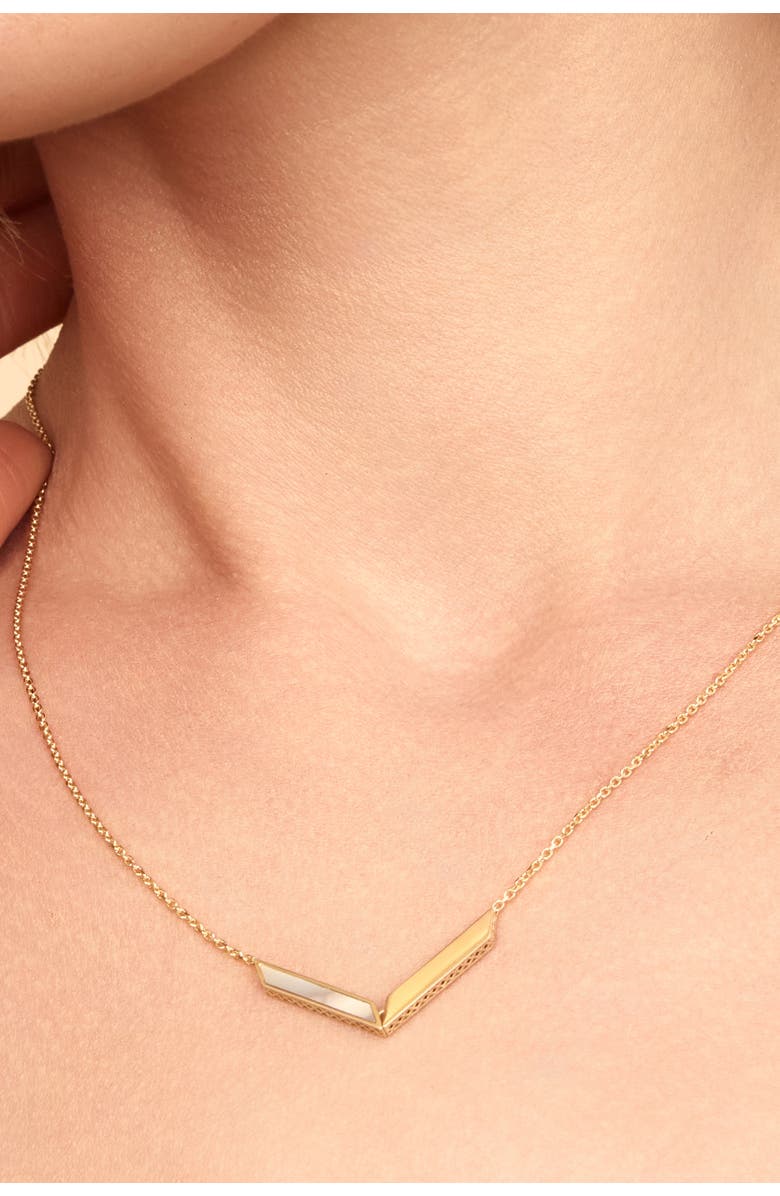 Oradina 14K Gold Aurora Pendant Necklace, Alternate, color, Yellow Gold