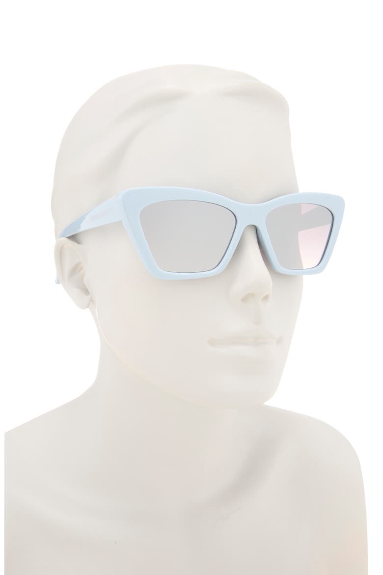 Cat Eye Sunglasses, Alternate, color, BLUE