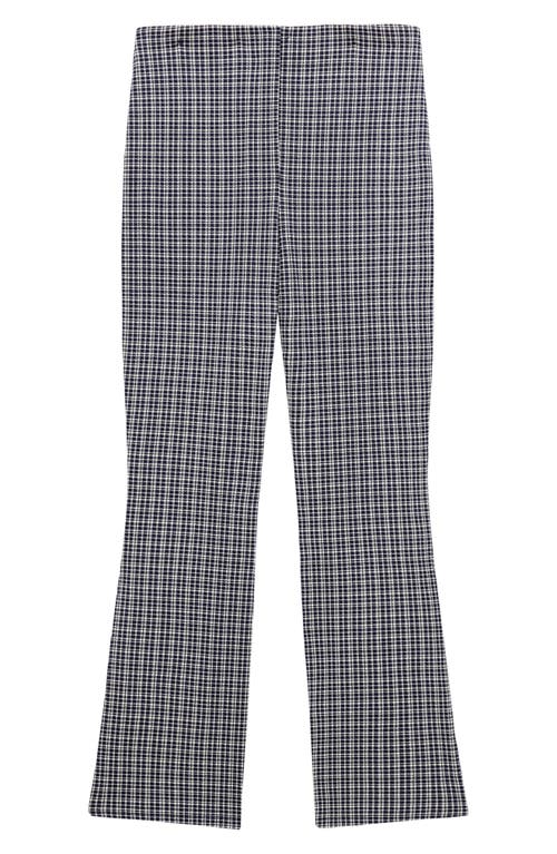 Theory High Waist Kick Flare Ankle Pants In Blue