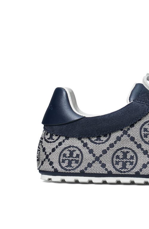 Tory Burch T Monogram Field Sneaker In Blue