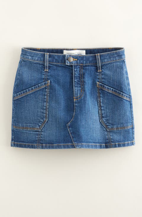 Kids' Denim Miniskirt (Big Kid)