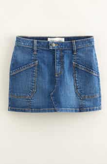 Treasure & Bond Kids' Denim Miniskirt