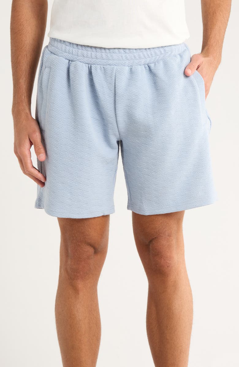 FLEECE FACTORY Diamond Jacquard Shorts, Main, color,