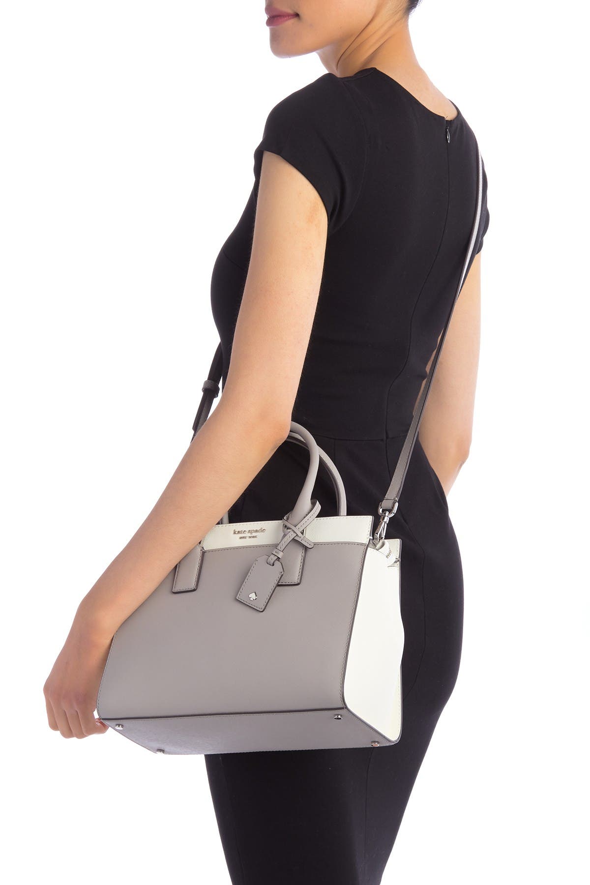 Kate Spade New York cameron medium leather satchel, Alternate, color, 