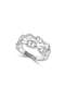 Sterling Silver Diamond Mariner Link Ring - 0.19ct.