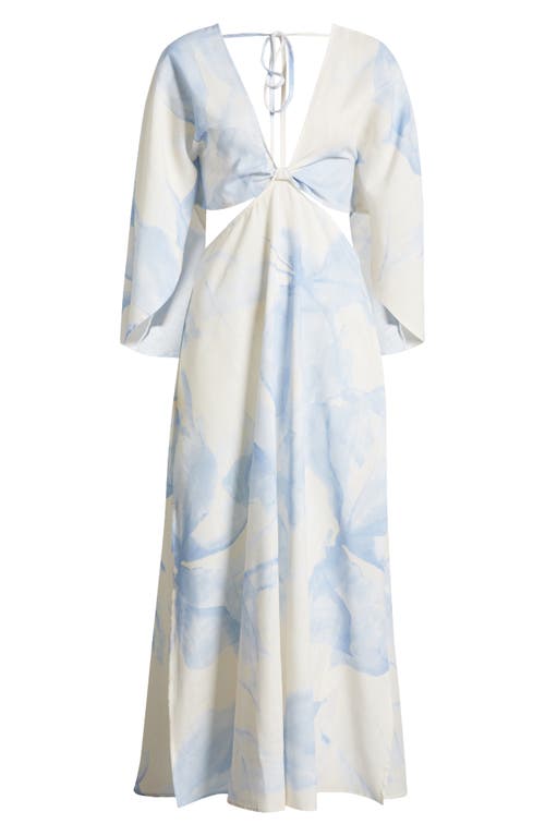 Boamar Avalon Cutout Cover-up Maxi Dress In Blossom