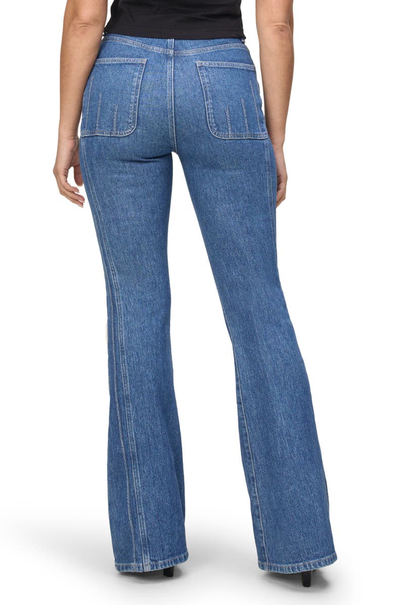 WARP+WEFT Mia Seamed Flare Jeans, Alternate, color, 