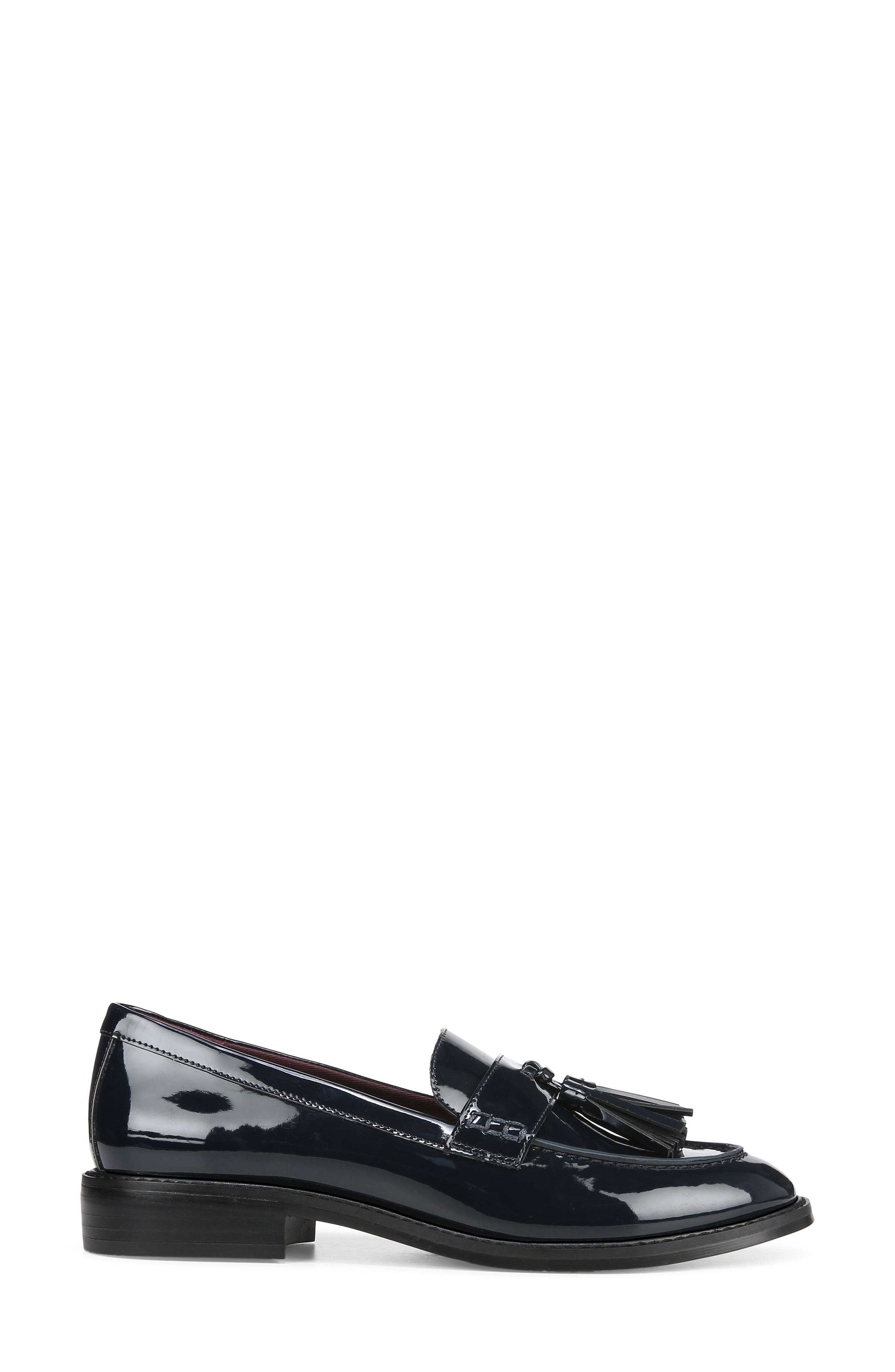 Carolyn Low Tassel Loafer, Alternate, color, NAVY