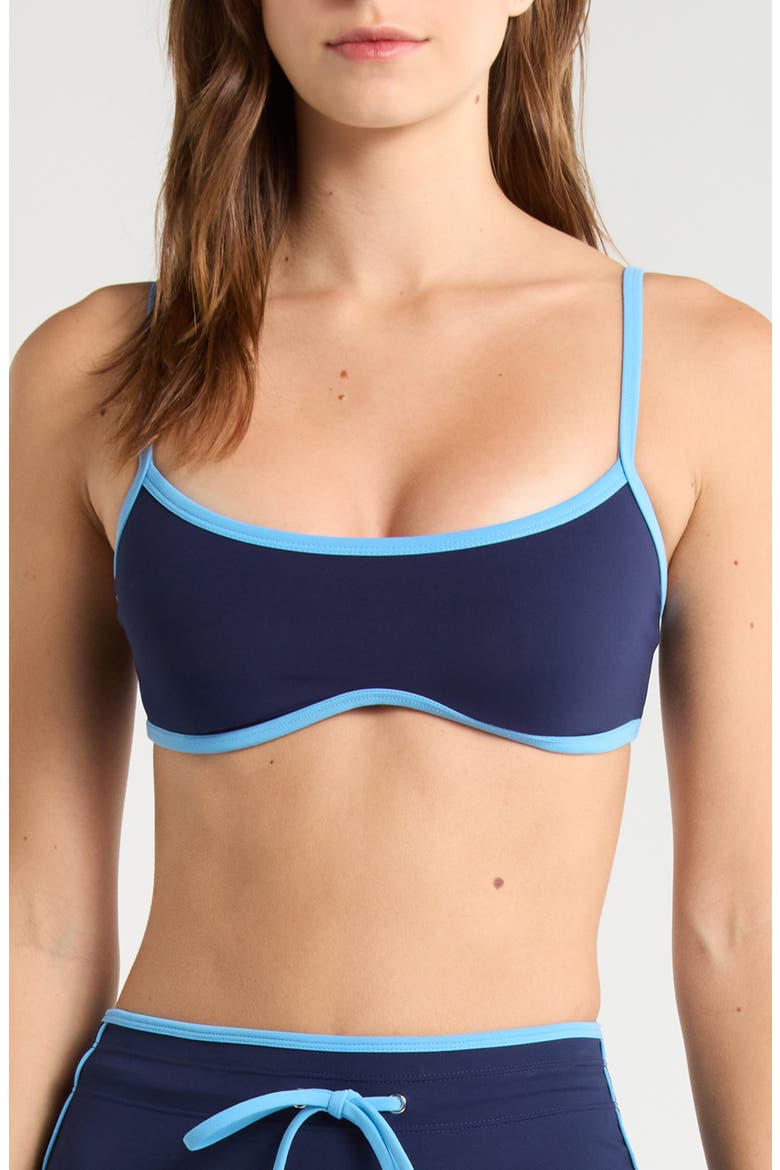 Monica Low Impact Sports Bra, Main, color, MIDNITE SPT BLUE