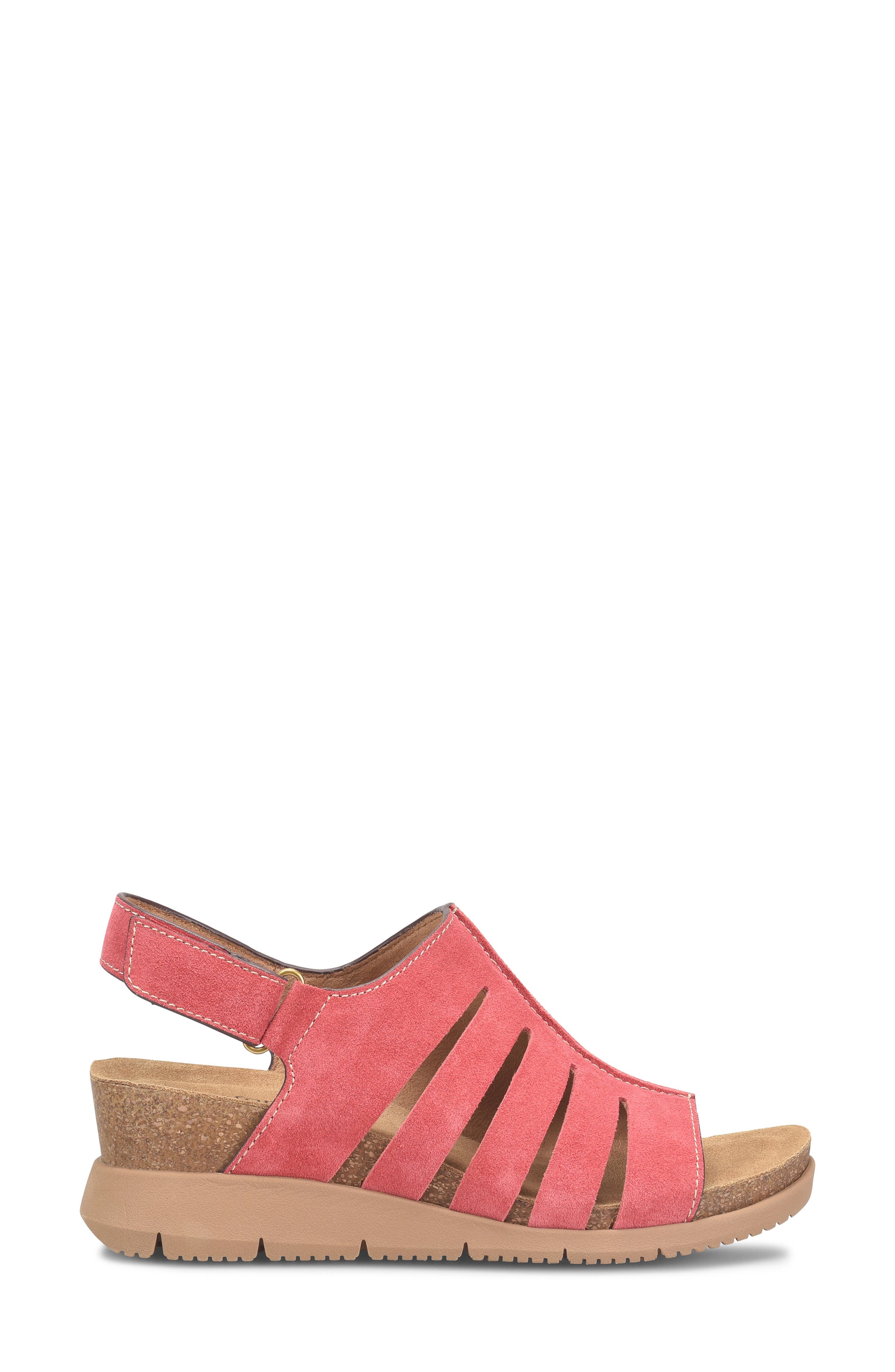 Scottie Slingback Wedge Sandal, Alternate, color, ROSE