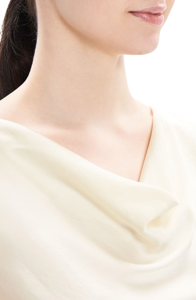 Theory Crushed Cowl Neck Blouse, Alternate, color,