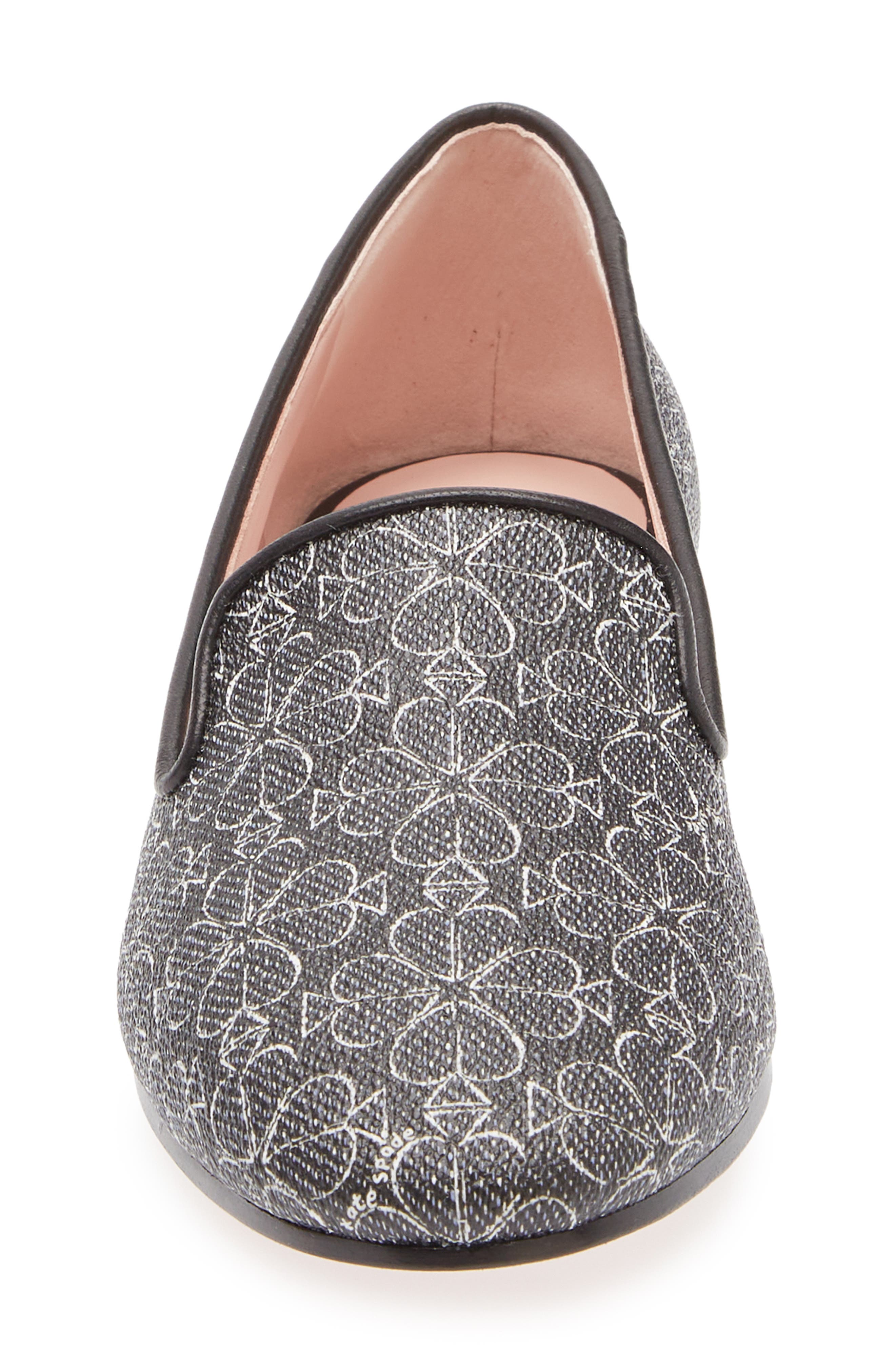 Kate Spade New York spade flower lounge loafer, Alternate, color, 