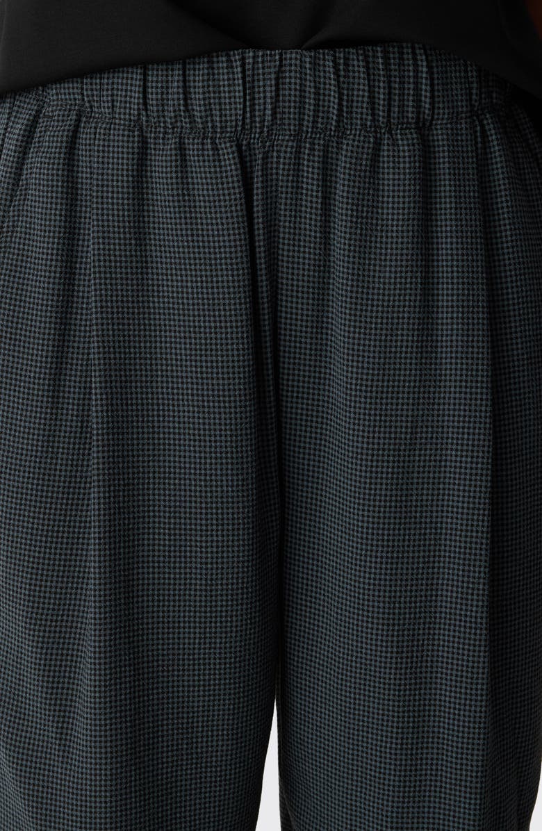 Eileen Fisher Check Tapered Ankle Pants, Alternate, color, 