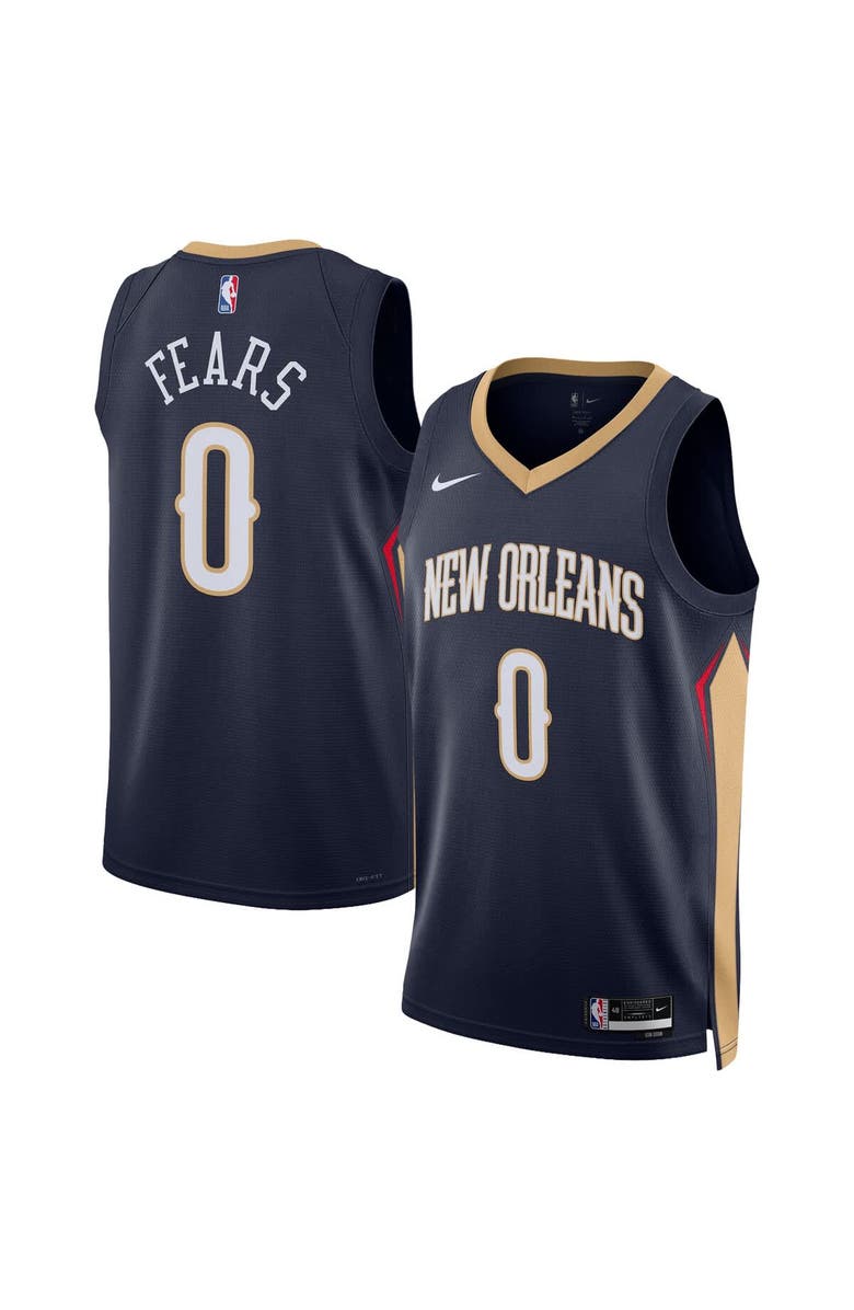 Nike Unisex Nike Jeremiah Fears Navy New Orleans Pelicans Swingman Jersey - Icon Edition, Main, color, Navy
