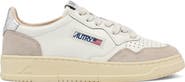 AUTRY Medalist Low Croc Embossed Leather Sneaker
