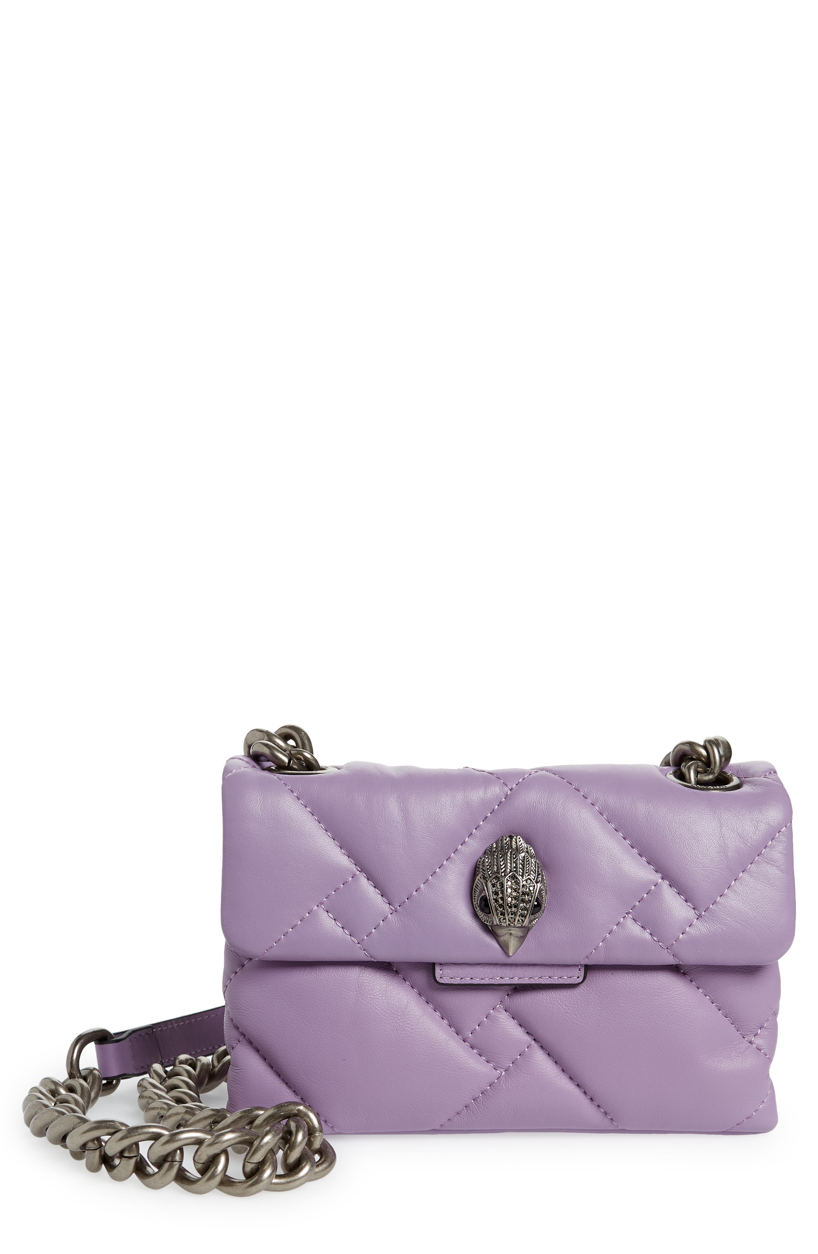 Kurt Geiger London Mini Kensington Leather Crossbody Bag, Main, color, 