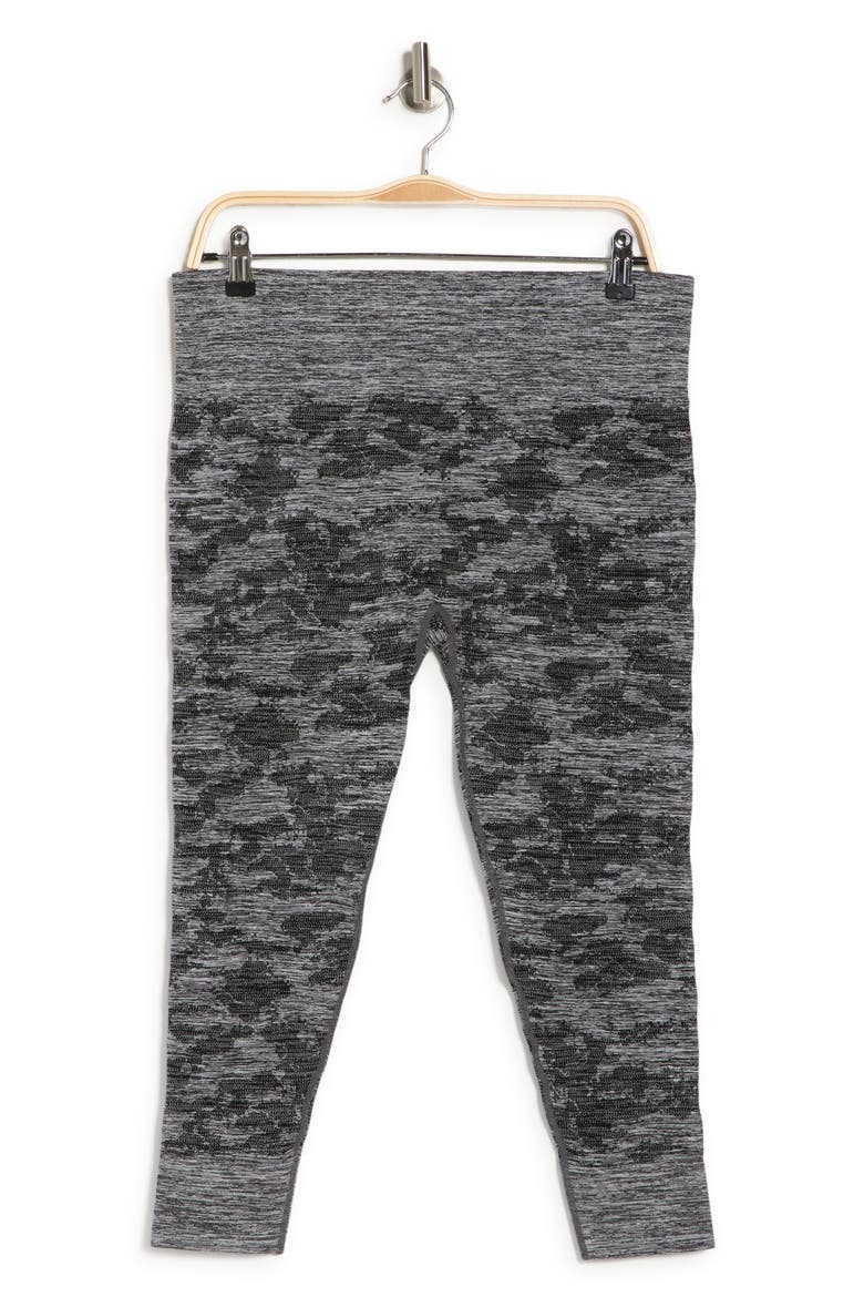 High Waist Cosmos Seamless 7/8 Leggings, Alternate, color, BLACK