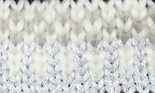 Ted Baker London Fair Isle Beanie With Faux Fur Pompom In Multi