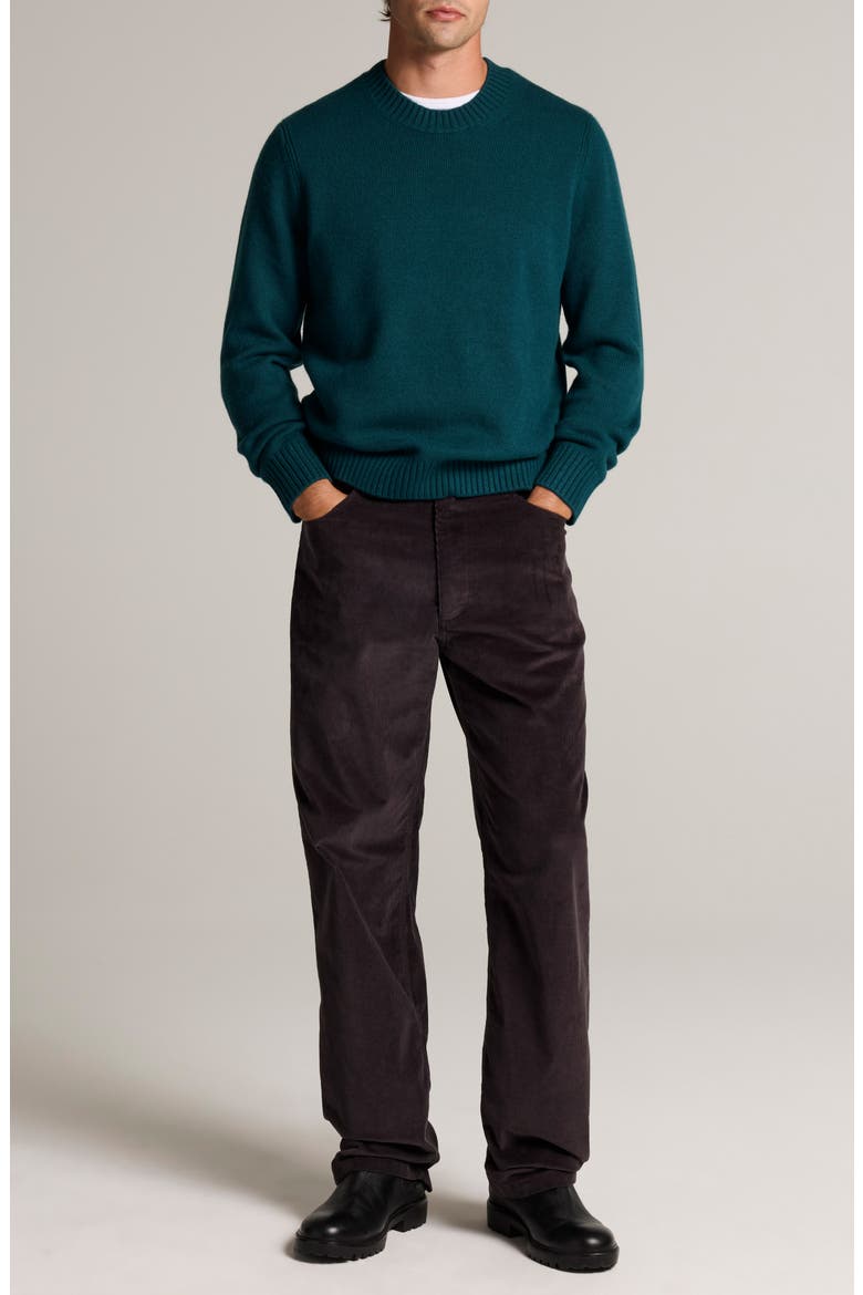 Relaxed Leg Five Pocket Corduroy Pants, Alternate, color, CARBON