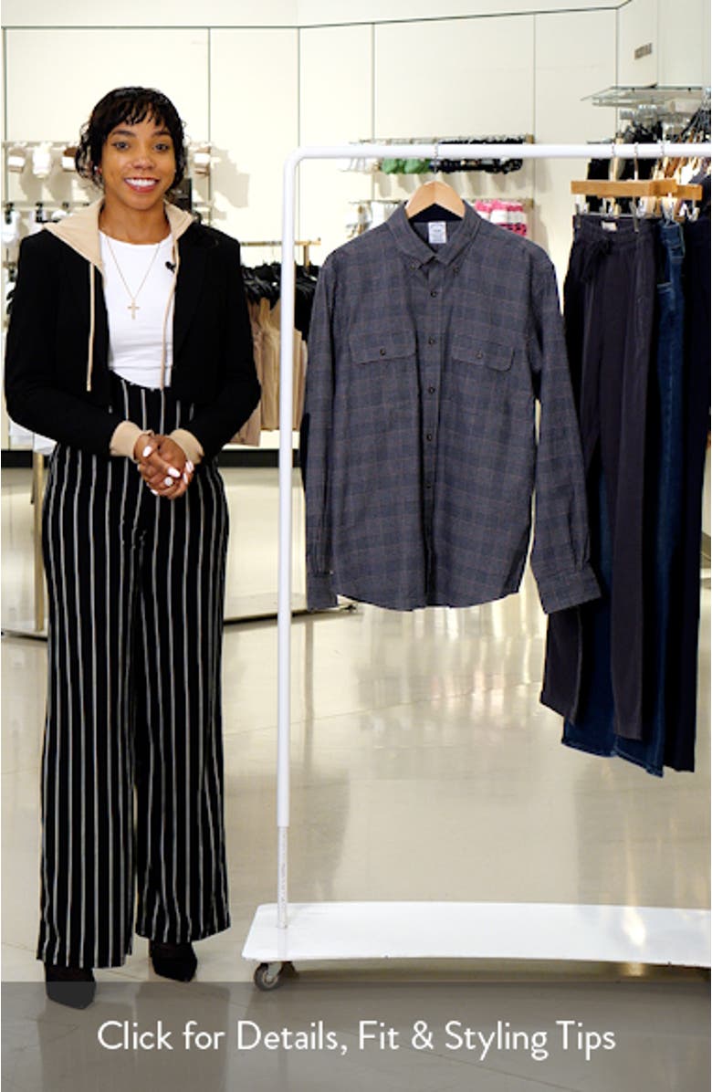 Cotton & Cashmere Flannel Button-Down Shirt, sales video thumbnail