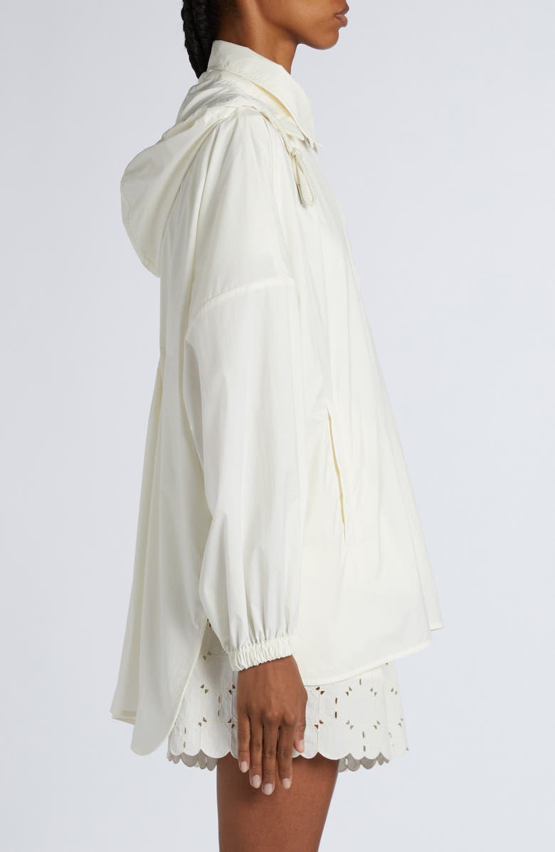 Moncler Hooded Shirt Jacket, Alternate, color, 