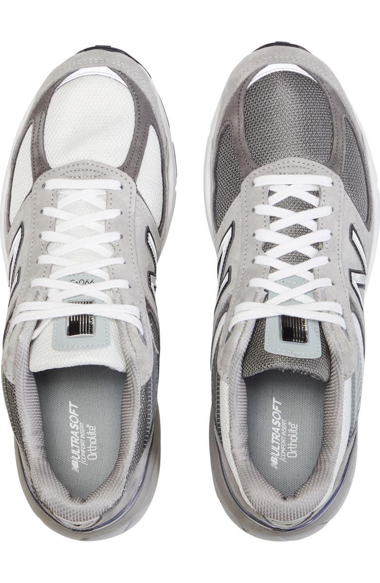 New Balance BEAMS x New Balance 990v5 Made in US Running Shoe, Alternate, color,