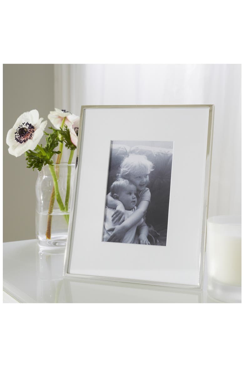 Fine Silver Plated Picture Frame, Alternate, color, SILVER