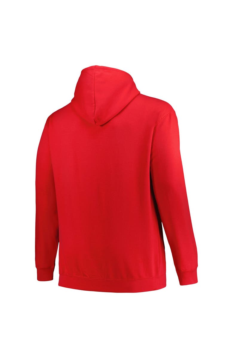 PROFILE Men's Profile Red Florida Panthers Big & Tall Arch Over Logo Pullover Hoodie, Alternate, color, Red