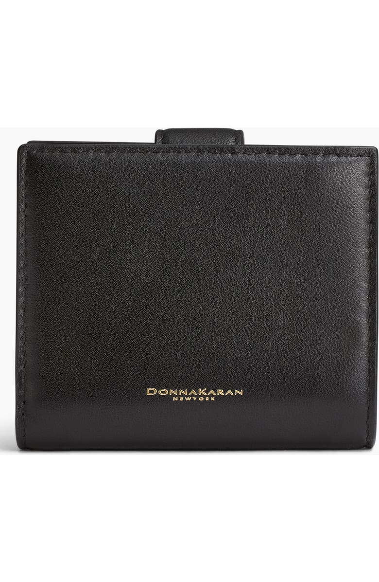 Donna Karan New York Valley Stream Small Wallet, Alternate, color, Black/Gold