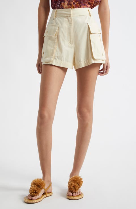 Sadie High Waist Cargo Shorts