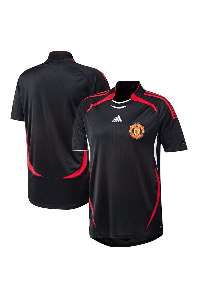 Men's adidas Black Manchester United Teamgeist Jersey, Alternate, color, Black