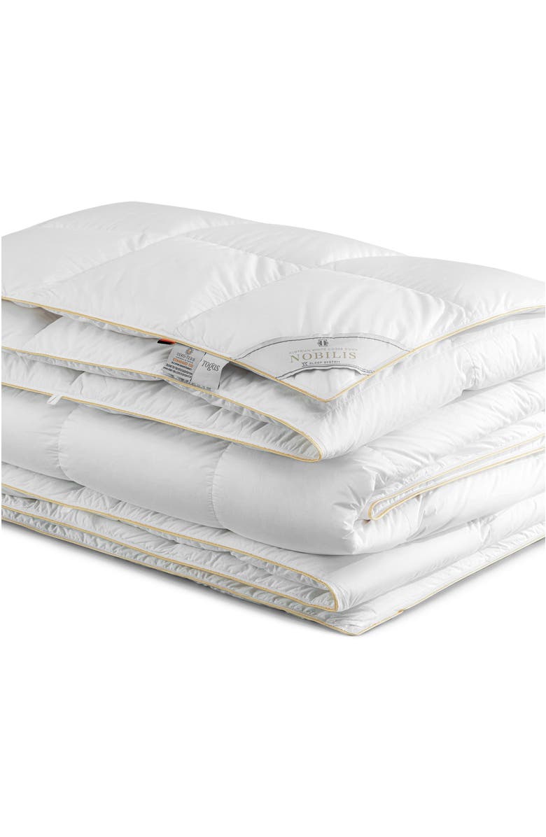 Togas Nobilis Austrian goose down comforter, Alternate, color, White