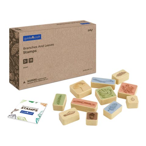 Branches and Leaves Stamps - Set of 18