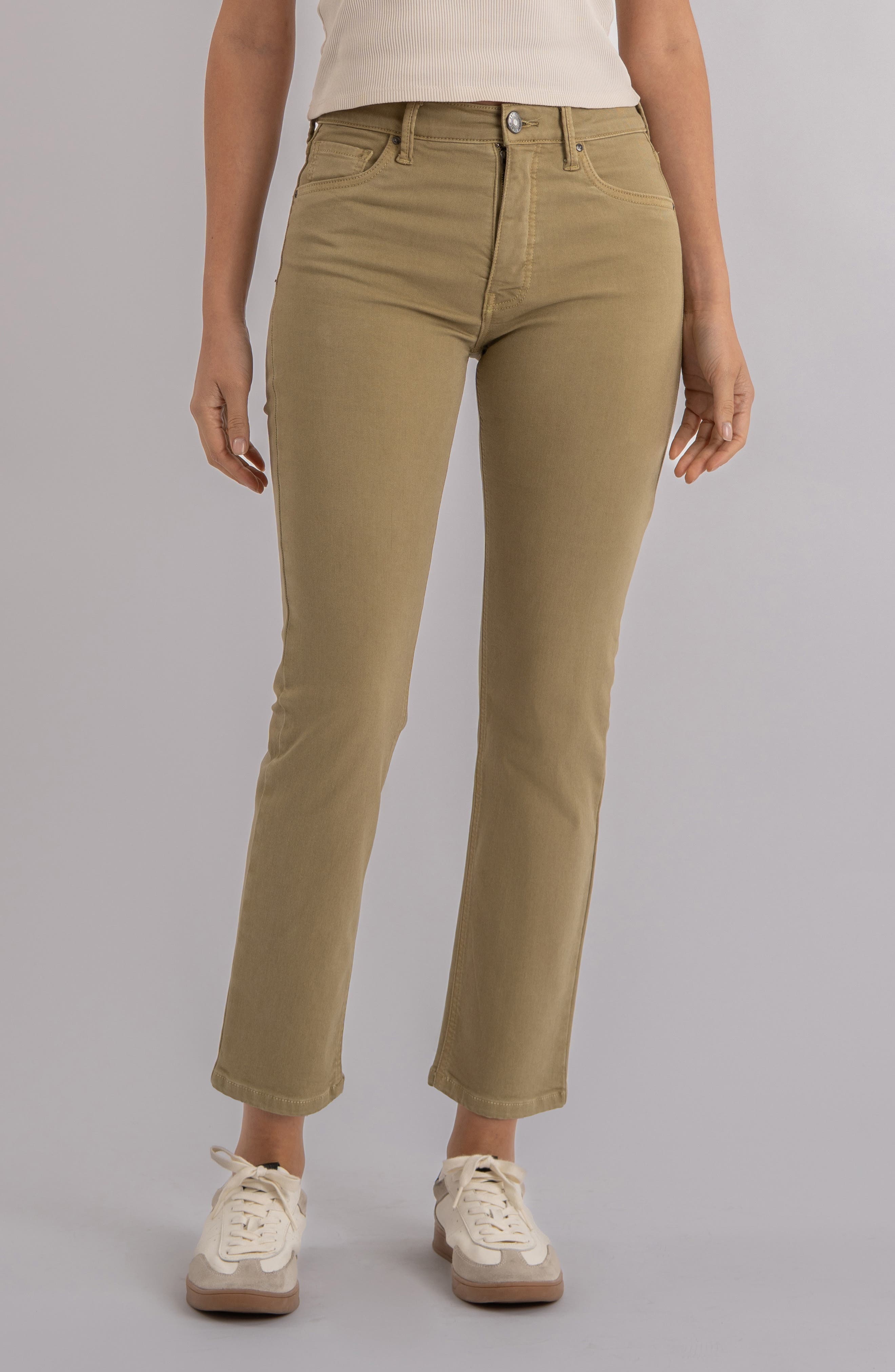 KUT from the Kloth Blair Fab Ab High Waist Ankle Straight Jeans